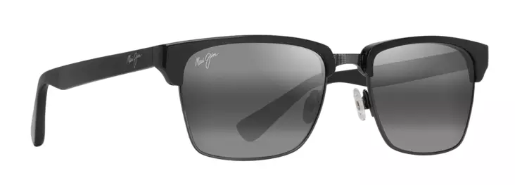 Maui Jim Kawika XL - Shiny Black Frame with Neutral Grey Lens - Kunststofflinsen - 603429093709 - 1