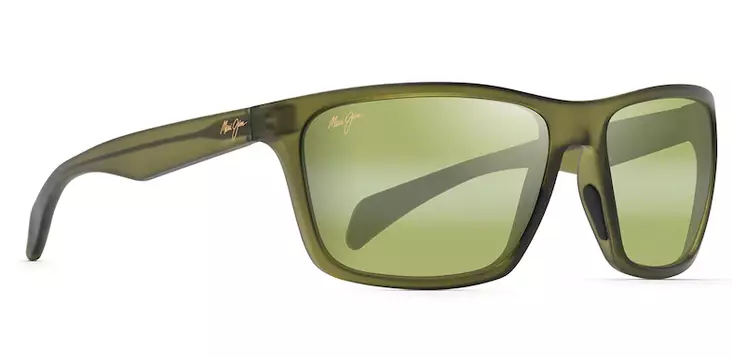 Maui Jim Makoa - Matte Trans Green Frame with HT Lens - Glaslinsen - 603429054199 - 1