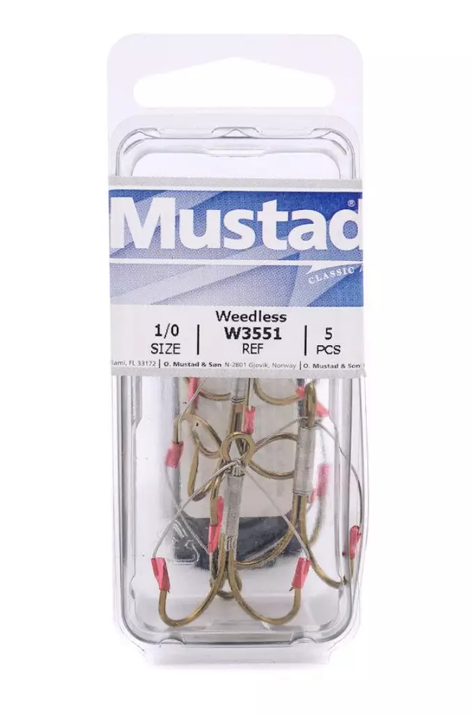 Mustad W3551 #1 - Haken - 7021560567379 - 1