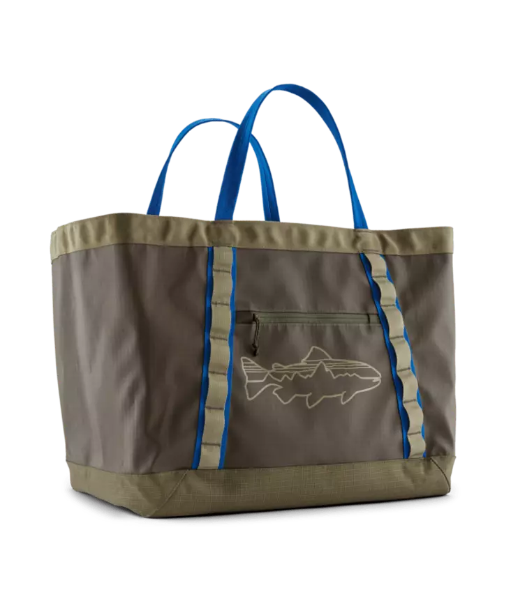 Patagonia Black Hole Gear Tote Basin Green with Fitz Trout - Ausrüstungstaschen - 198077513889 - 1