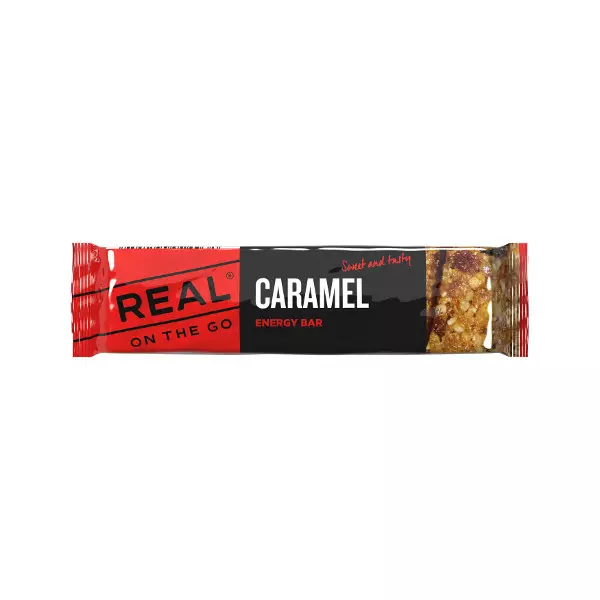 Real Turmat Caramel Energy Bar - Campingmahlzeiten - 7036480092559 - 1
