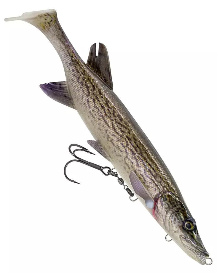 Savage Gear 3D Pike Shad 20cm/65g - Weichköder für Hechte unter 100 g - 173026929 - 1