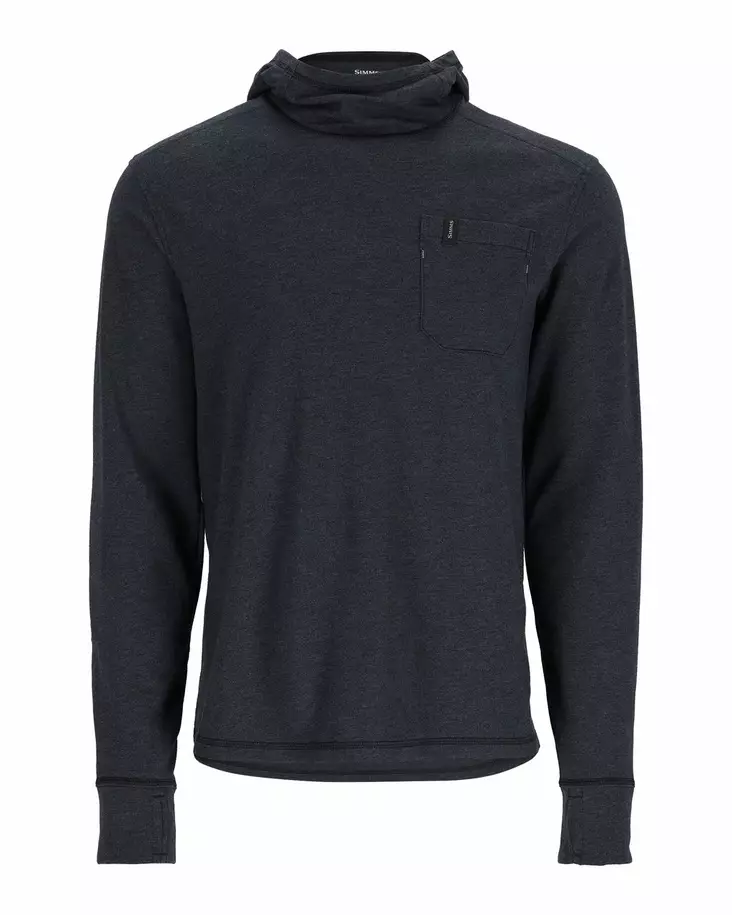 Simms Henry's Fork Hoody Black Heather - Sweatshirts - 694264625989 - 1