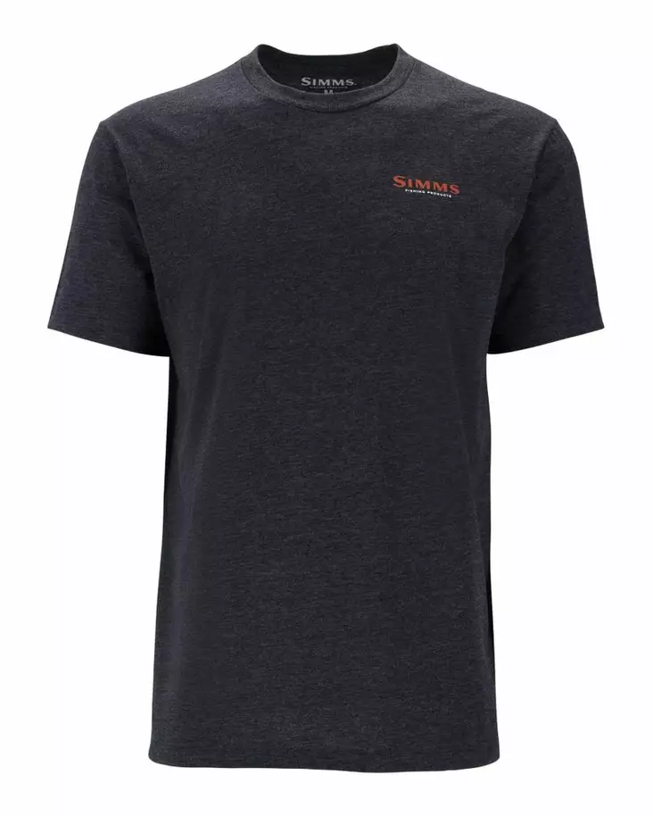 Simms Let It Fly T-Shirt Charcoal Heather - Herren-T-Shirts - 694264678749 - 2