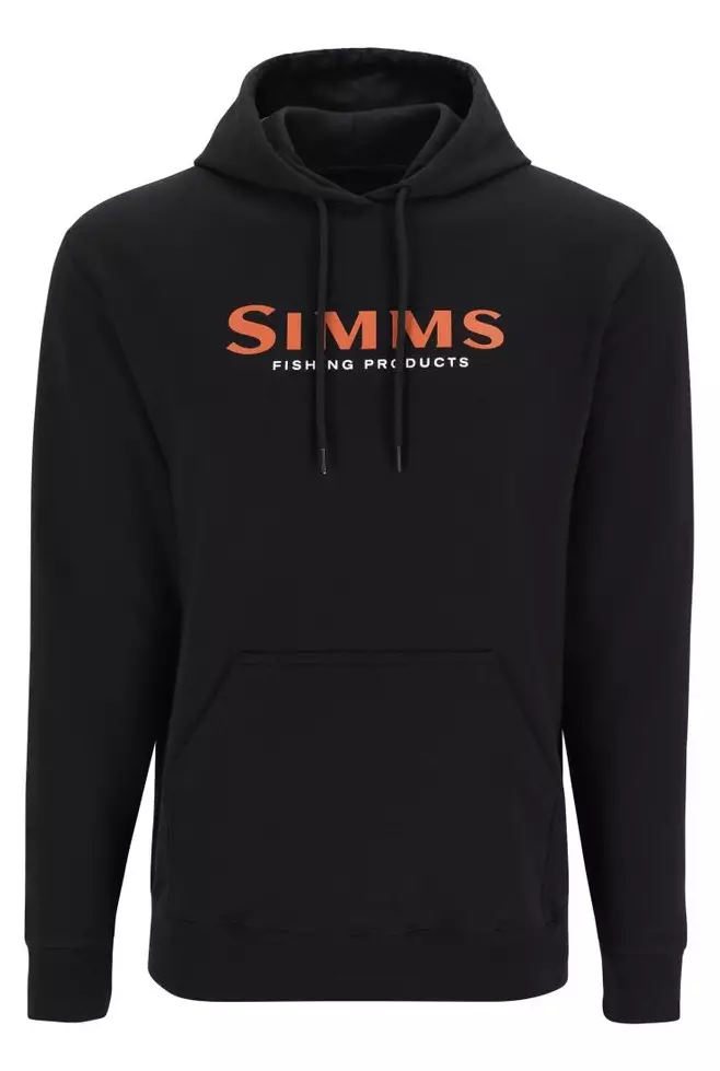 Simms Logo Hoody Black - Sweatshirts - 694264661789 - 1