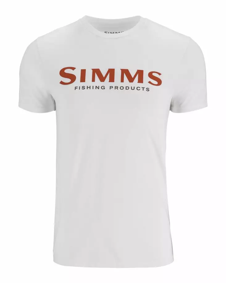 Simms Logo T-Shirt Pure White - Herren-T-Shirts - 694264654989 - 1