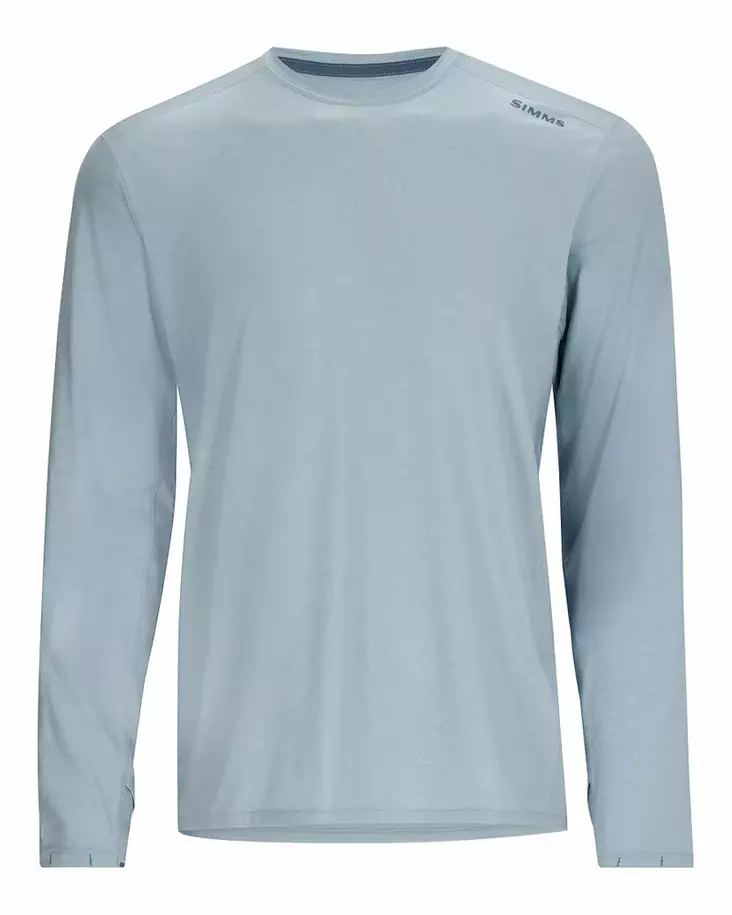 Simms SolarFlex Crew Steel Blue Heather - Hemden - 694264640869 - 2
