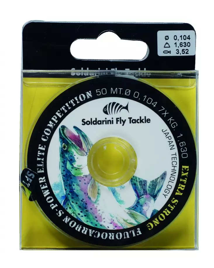 Soldarini Fluorocarbon 100% S-Power Elite Competition - Fluorocarbon-Tippets - 8059016751309 - 10
