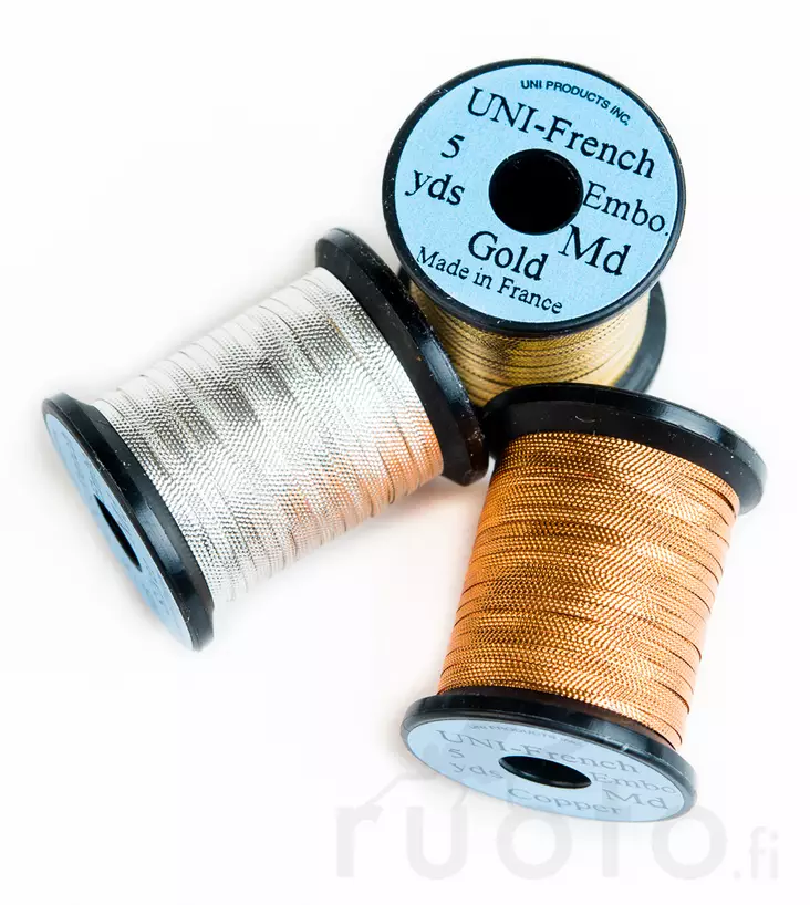 UNI-French Medium Embossed -runkokierre - Lametta - 40300300119 - 1