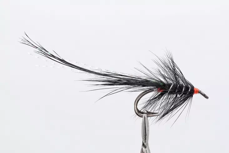 Uppobomber Black Salmon Fly - Doppelhaken-Lachsfliegen - 8859202530349 - 1