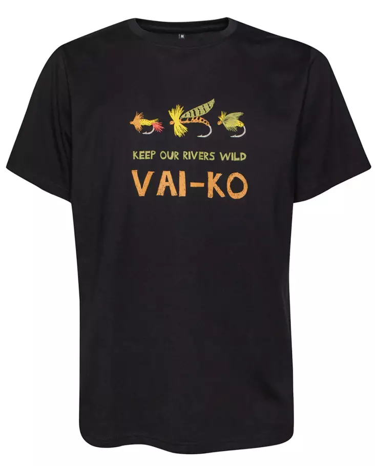 VAI-KO Flyfisher T-Shirt Black - Herren-T-Shirts - 6430072388449 - 1