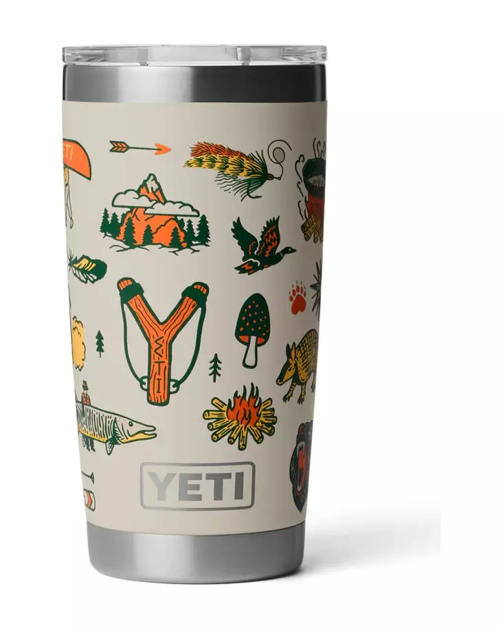 RAMBLER 20 OZ TUMBLER CAPE SUMMER CAMP - Thermosflaschen und -becher - 888830659229 - 1