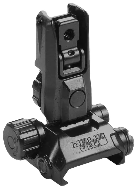 Magpul MBUS Pro LR Adjustable Sight Rear - Offene Visierungen für Gewehre - MAG527-BLK - 1