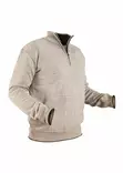 Nordhunt Runar Quarter Zip Savanne Melange - Hemden - 40451-SAV-L - 2
