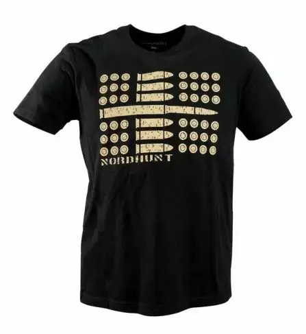 Nordhunt Ammo Flag T-Shirt Black - Hemden - 25204-B-2XL - 1
