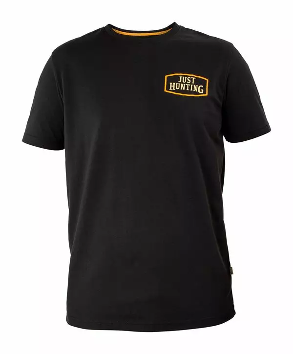 Nordhunt Just Hunting T-Shirt Black - Hemden - 26374-009-M - 2