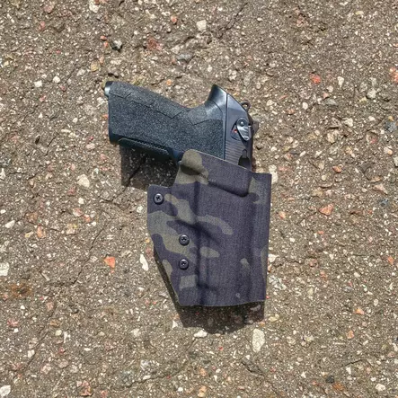 Panneltac OWB Mid-Drop Holster - CZ P10 C/F/SC Black - CZ - OM-P10-NL-BLKR - 2