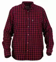 Nordhunt Sermen Flannel Shirt Boredeaux / Navy Check - Hemden - NH600224-248-S - 2