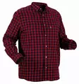 Nordhunt Sermen Flannel Shirt Boredeaux / Navy Check - Hemden - NH600224-248-S - 1