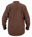 Nordhunt Sermen Flannel Shirt Navy / Tobacco Check - Hemden - NH600224-259-S - 3