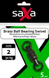 Saxa Brass Ball Bearing Swivel - Karabiner und Wirbel - Brassballbs - 1